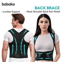 Babaka Posture Corrector Medical Back Brace Adjustable Full Shoulder Brace For Mid Upper Spine Support Lumbar Support 1
