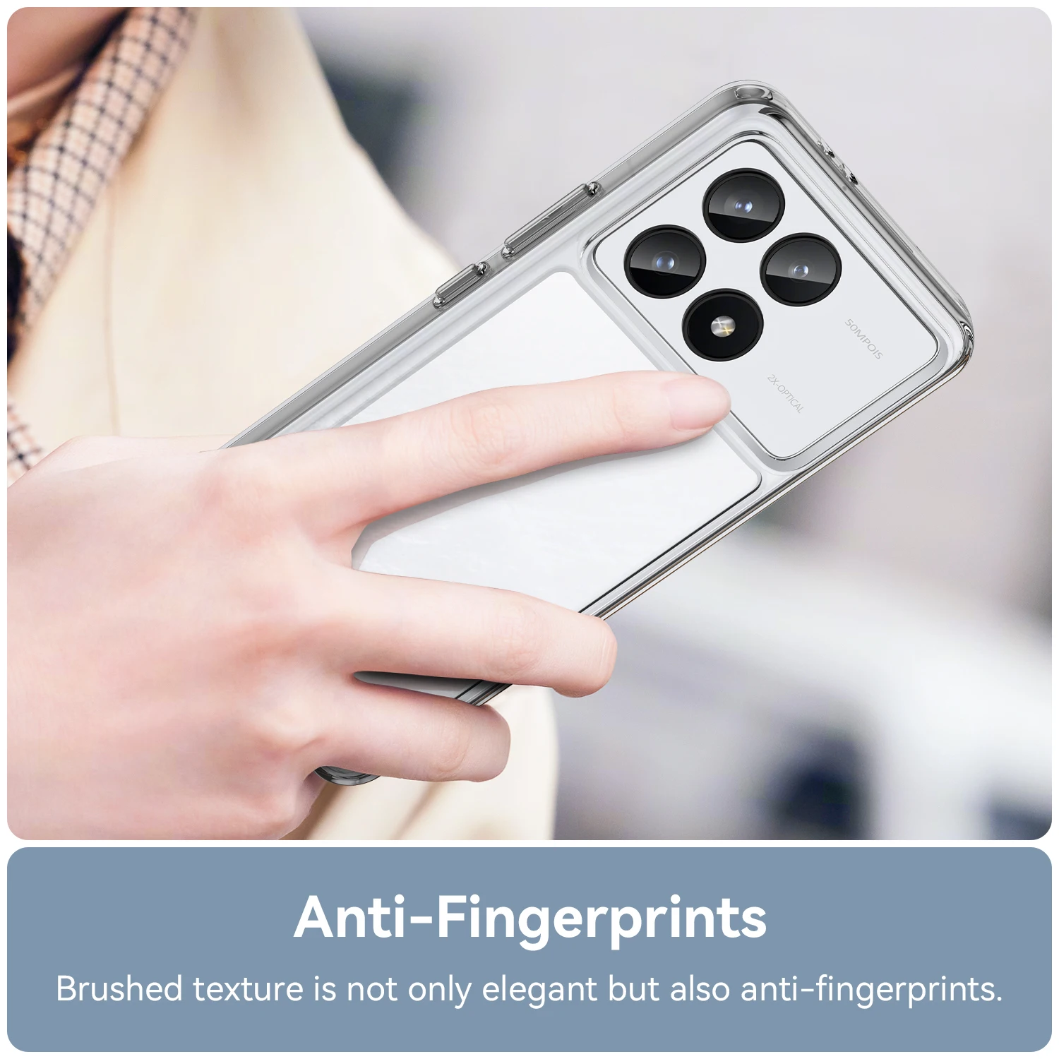 Vibrant Shield Phone Case – Soft TPU Frame with Transparent Acrylic Back