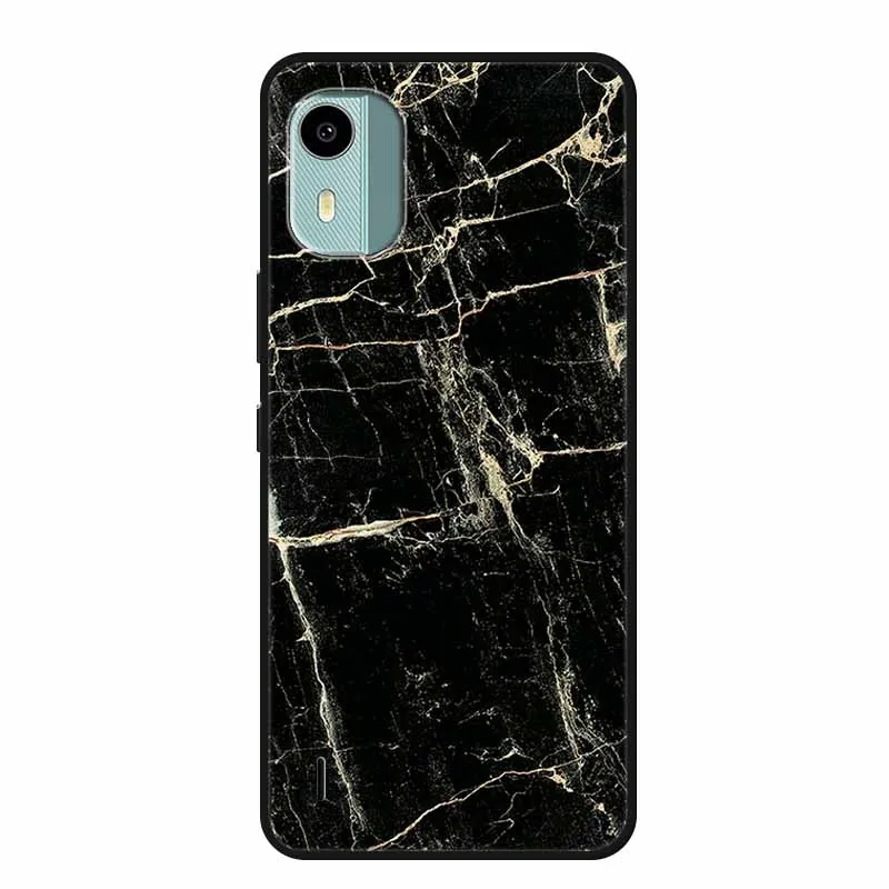 Marble Soft Silicone TPU Phone Back Cover Case - Stylish Protective Bumper