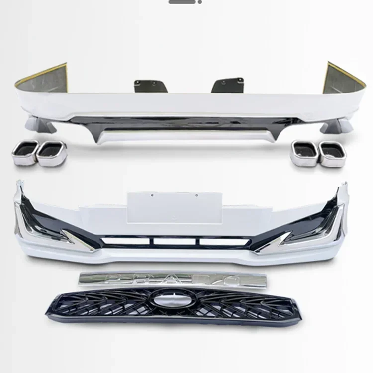 Car accessories TRD design ABS land cruiser prado 120 facelift front grills for prado 120 conversion customcustom