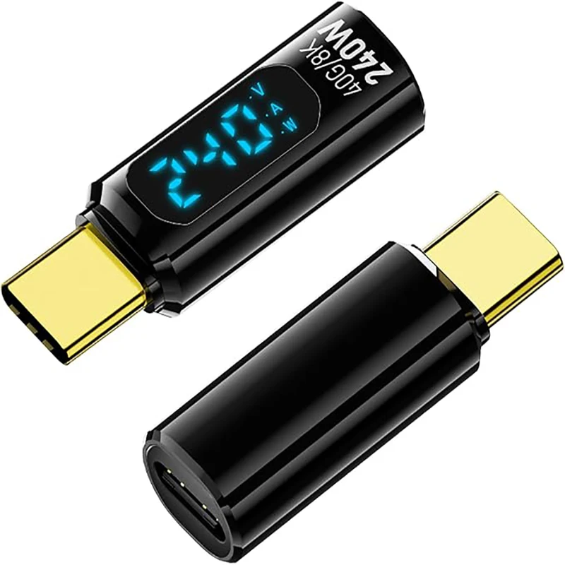 240W 5A USB4 Digital Display Cable, Type-C to Type-C OTG Supports 8K Video
