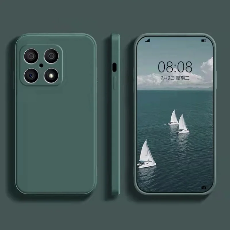 Für OnePlus 10Pro Hautgefühl Einfarbige Flüssigsilikon-Telefonhülle Stoßfeste Schutzhülle Feines Lochobjektiv Anti-Dr_voghion.com