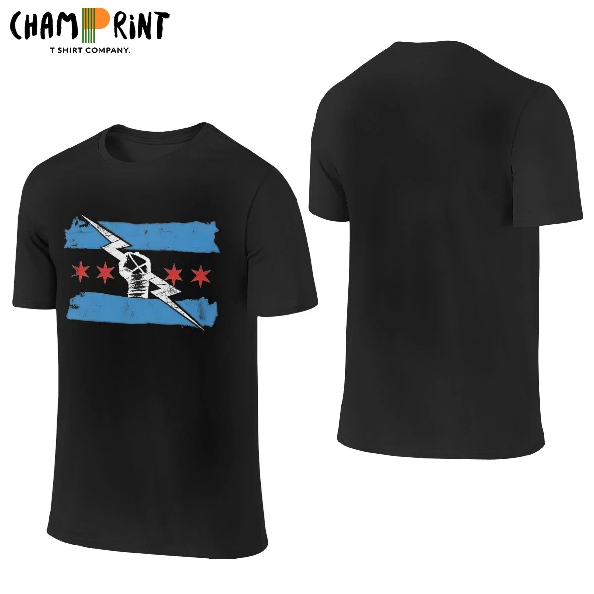 

Men CM Punk Best In The World T Shirt 100% Cotton Tops Funny Short Sleeve Crewneck Tees Plus Size T-Shirt