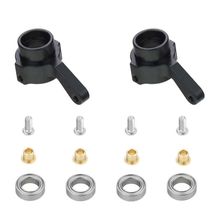 

Metal Steering Cup Turn Cup Kit for WPL C14 C24 C34 C44 B14 B1 B16 B24 B36 MN D90 D91 MN99S RC Car Parts,Black