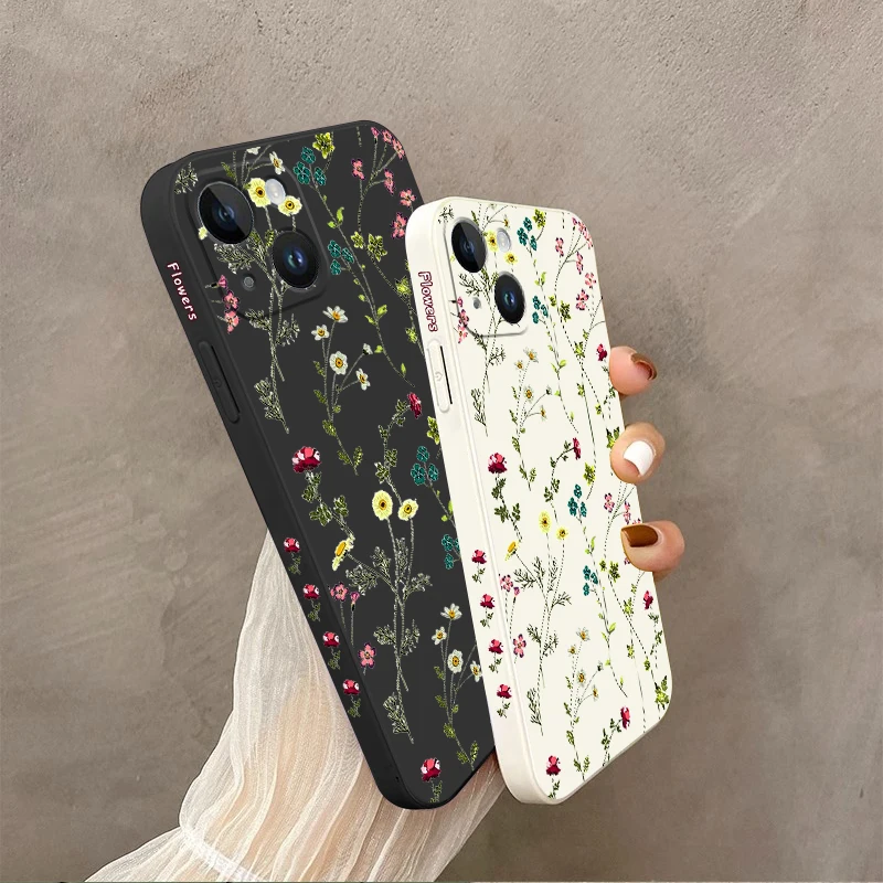 Yellow Sunflower Silicone Phone Case Cover
