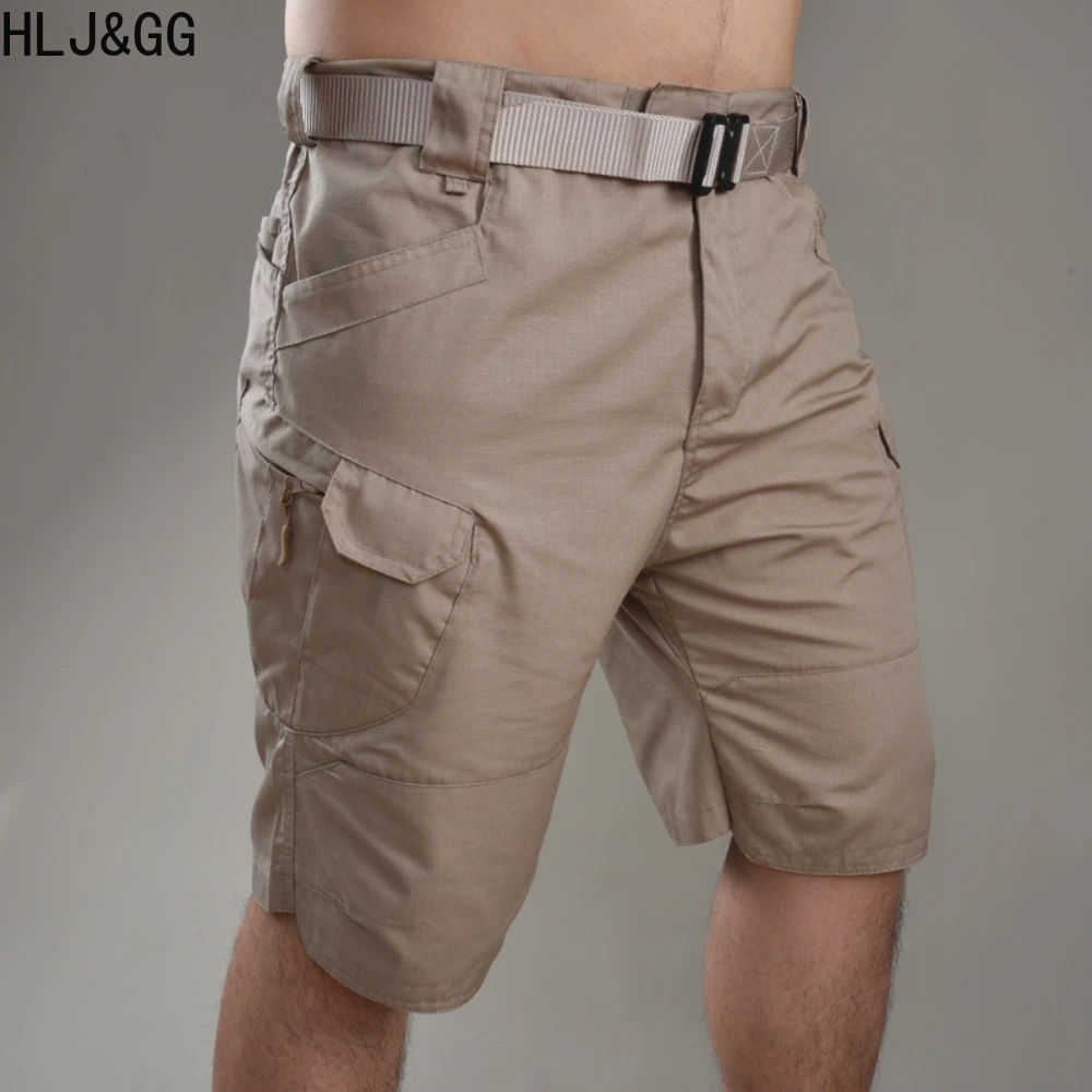 HLJ&GG Summer Man's Tactical Shorts Casual Camo Work Shorts Outdoor Sports Camping Climbing Shorts High Quality Male Shorts New