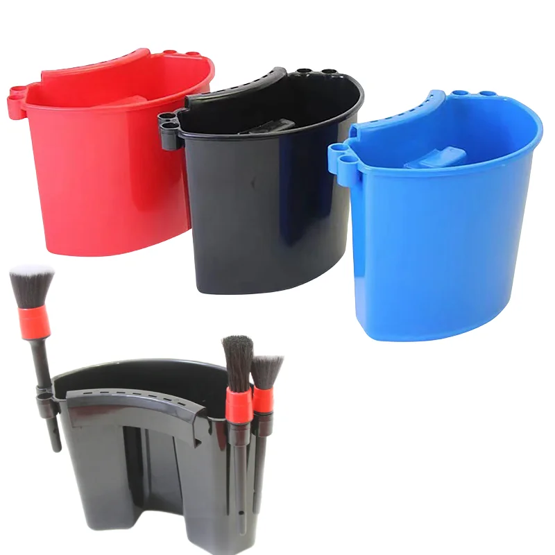 Universal 1PC Bucket Organizer Car Detailing Tool Towels Brushes Mitt Fast Easy Storage Kits External Hanging Bucket wash bucket