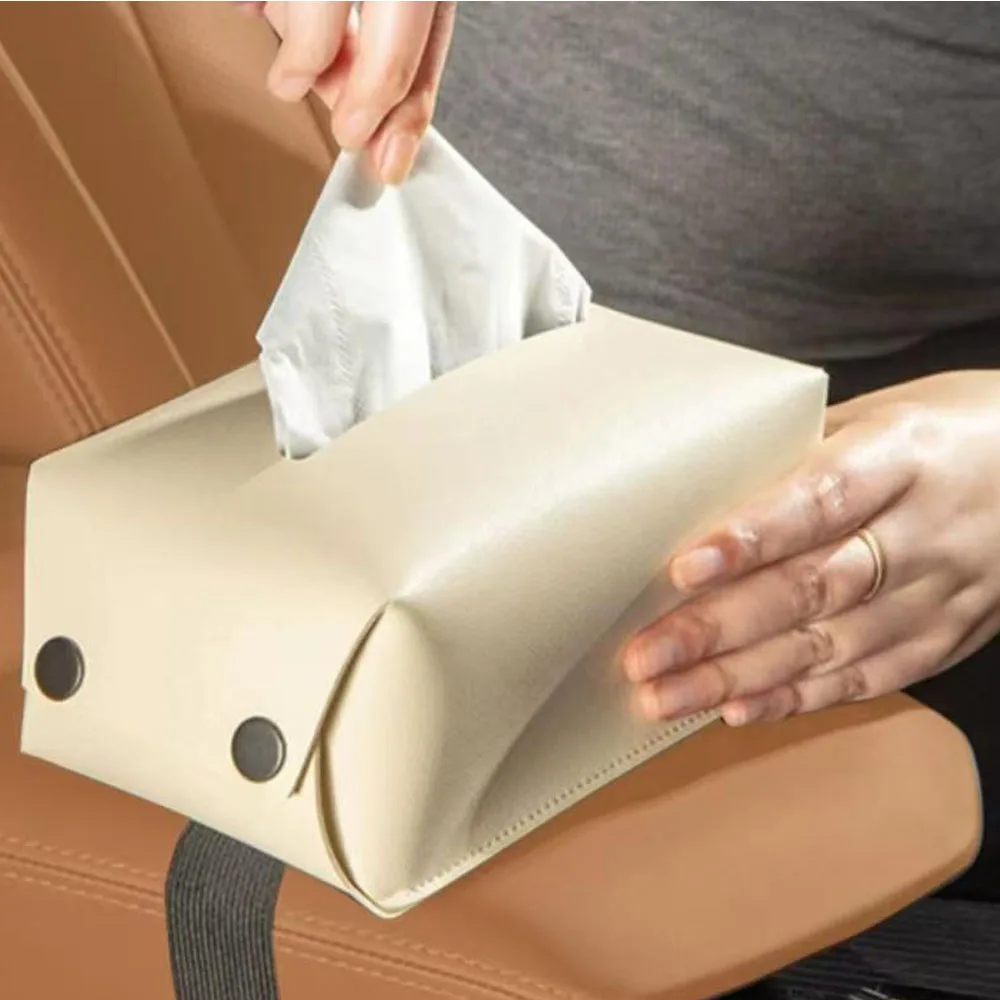 For BAIC JISHI Polestones 01 ROX 01 tissue box armrest box paper drawer car interior accessories decorative black te