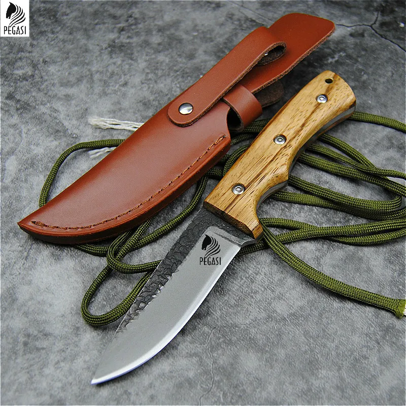 MR.GH Manual 440c straight knife outdoor survival knife hunting