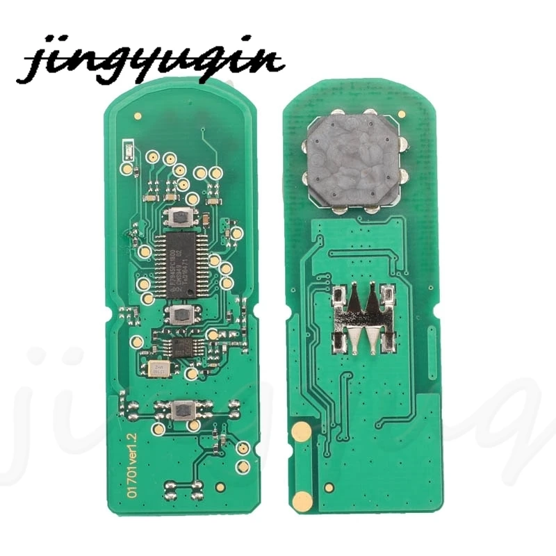 3/4 Button Remote Car Key Fob 433MHz 49 Chip For Mazda (Mitsubishi System) 3 MX-5 CX-3 CX-5 CX-7 SKE13E-01 SkE13E02 jingyuqin