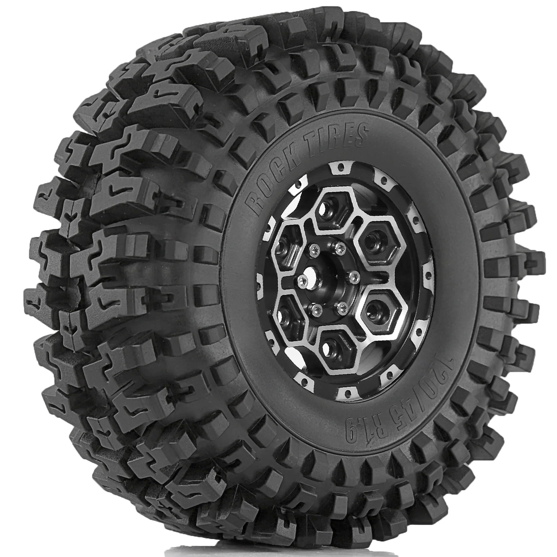 4PCS Aluminum Alloy 1.9 Inch Beadlock Wheels Rims for 1/10 RC Crawler ...