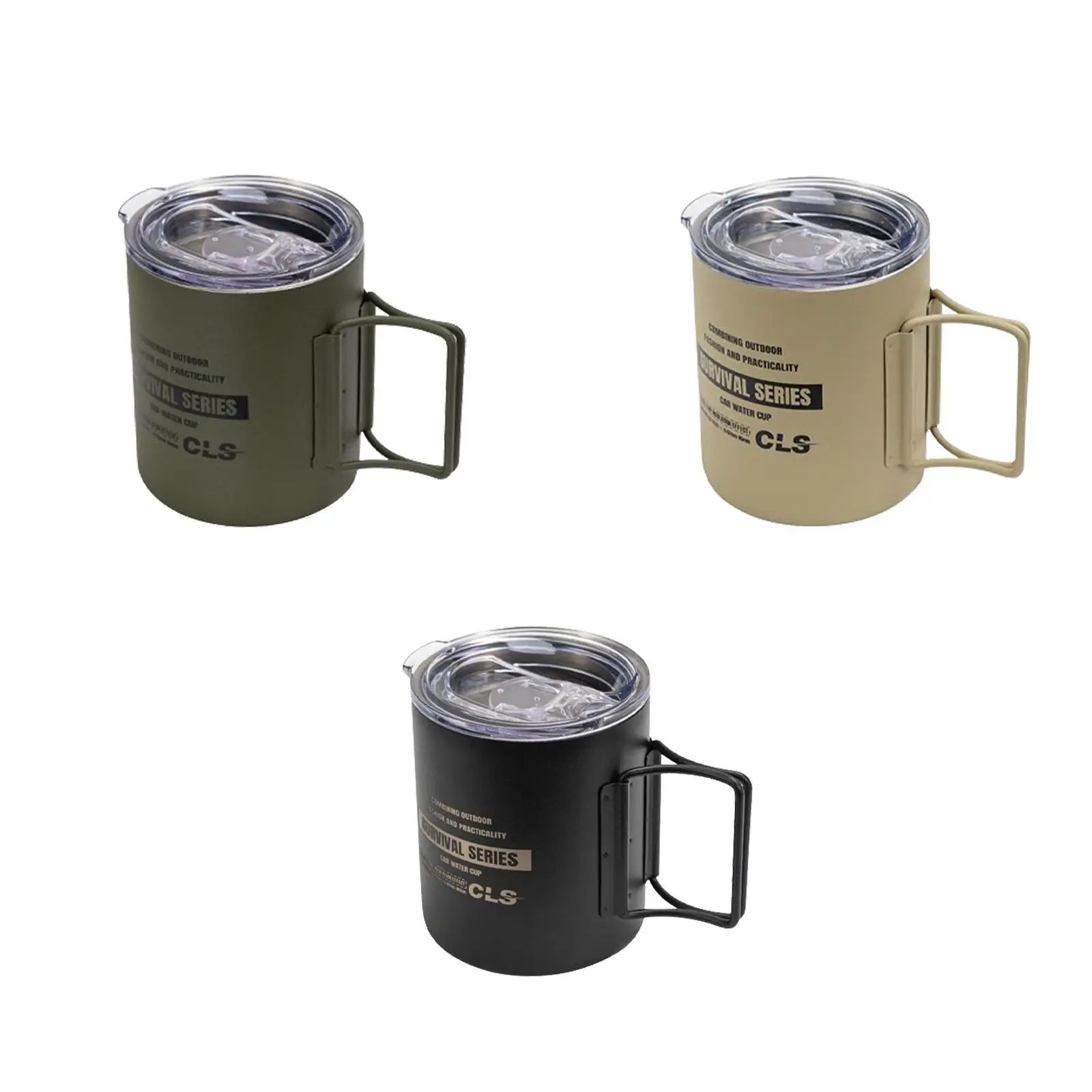 Camping Mug Insulated 304 Stainless Steel Drinkware Rustproof Camping Cup Metal Camping Mug Insulated 304 Stainless Steel Drinkware Rustproof Camping Cup Metal