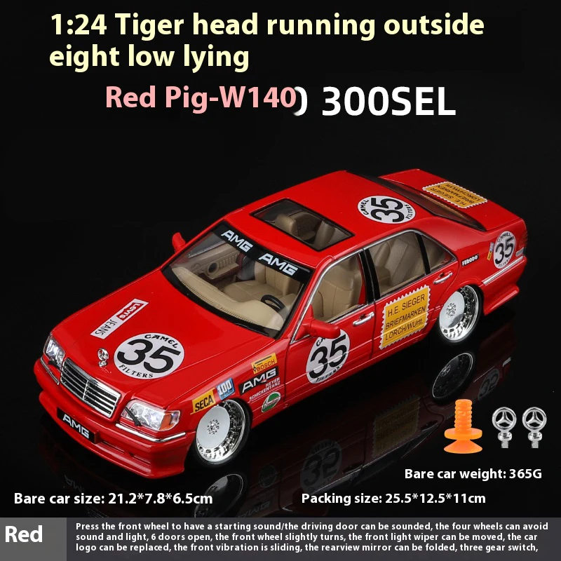 Simulation 1:24 Mercedes Benz S W140 320SEL Modified Version