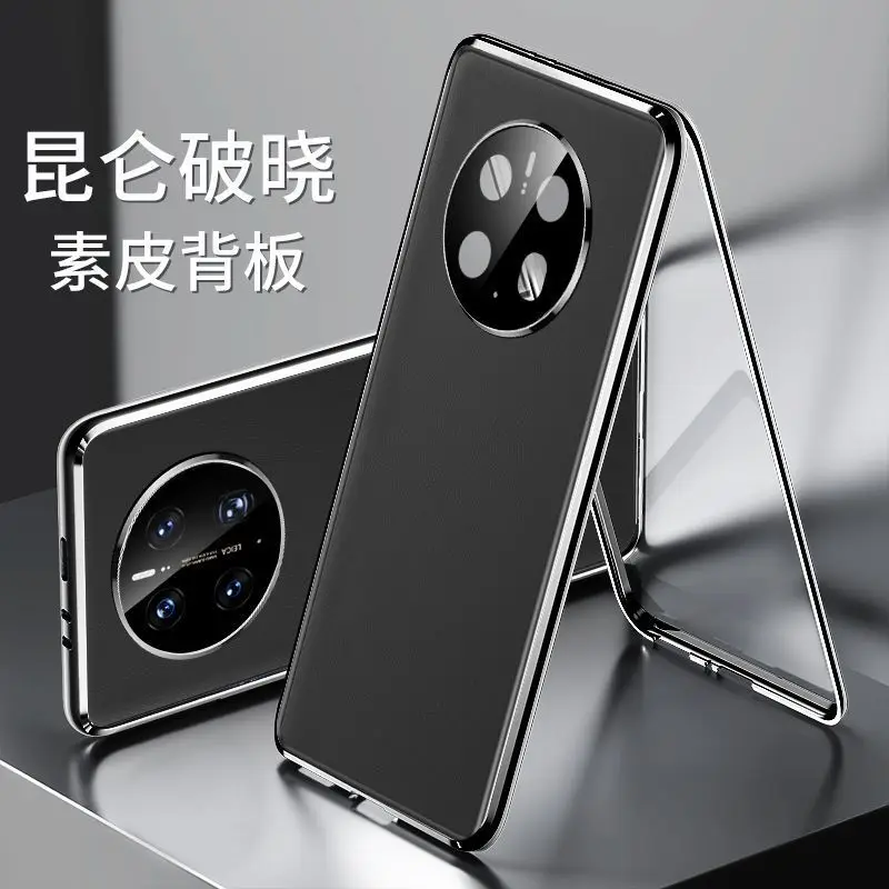 

Роскошный Кожаный противоударный бампер с магнитной пряжкой для Realme 12 Pro Plus