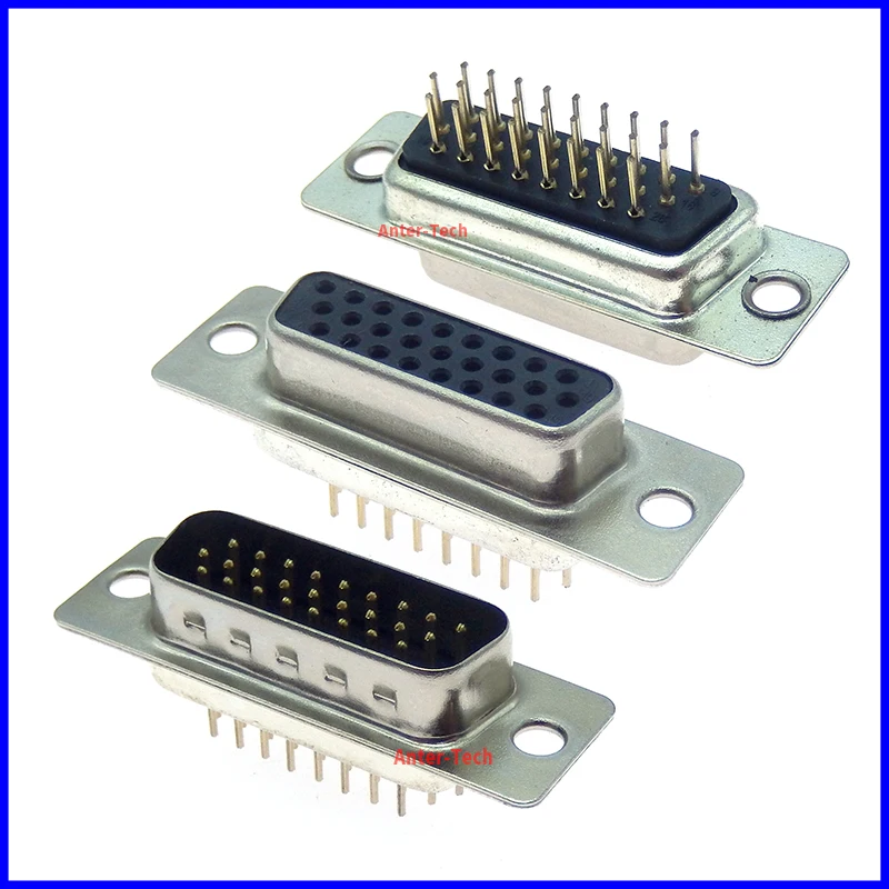 5 Pz Hdd26 Db26 Maschio Femmina Connettore A Saldare Tipo D-Sub 26Pin Adattatore Porta Seriale 26 Pin 26 P Hdb26