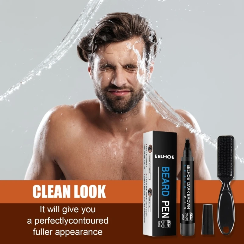 Beard Filling Pen Beard Filler Pencil With Brush