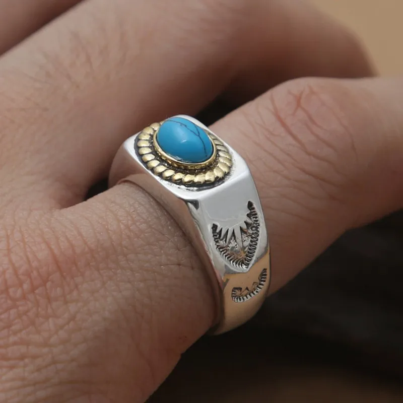 Euro Vintage Ring Silver 925 アメカジ ストリート Antiqued Star Cross Filigree Cutout Ring .925 Sterling