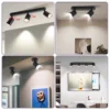 GU10 Spot Led Track Light Fixture 110V 220V Ceiling Spot Lighting for Home Decor Kitchen Bedroom Spotlight led Ceiling Light 5