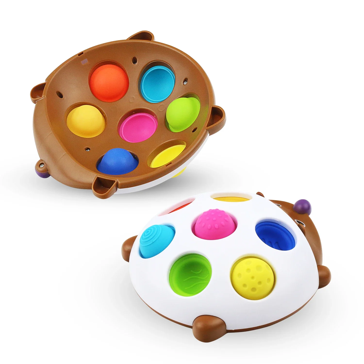 Finger beetle buckle hole exercise for children's finger flexibility trainer buckle music hedgehog toy 3