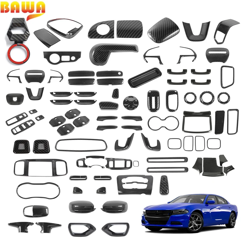 Kit De Protección De Capó De Motor De Coche De Fibra De Carbono De Reputo, Embellecedor De Cubierta De Capó De Motor Para Dodge Challenger SRT Hellcat 2015-2023 - AliExprs 34