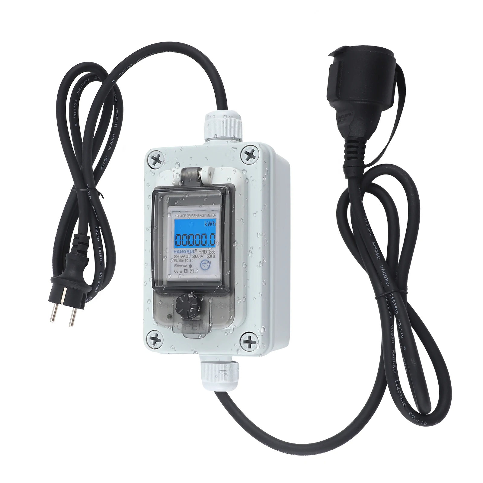 Allecto Plus - Industriële Adapter 16A 2P E Cee Stekker IP67 Waterdicht Vlamvertragend Contactdooskoppelingsconnector Allecto Plus - Industriële Adapter 16A 2P E Cee Stekker IP67 Waterdicht Vlamvertragend Contactdooskoppelingsconnector