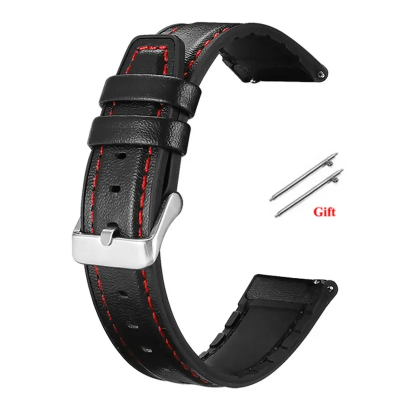 Premium Leather Watch Band - Quick Release, Waterproof