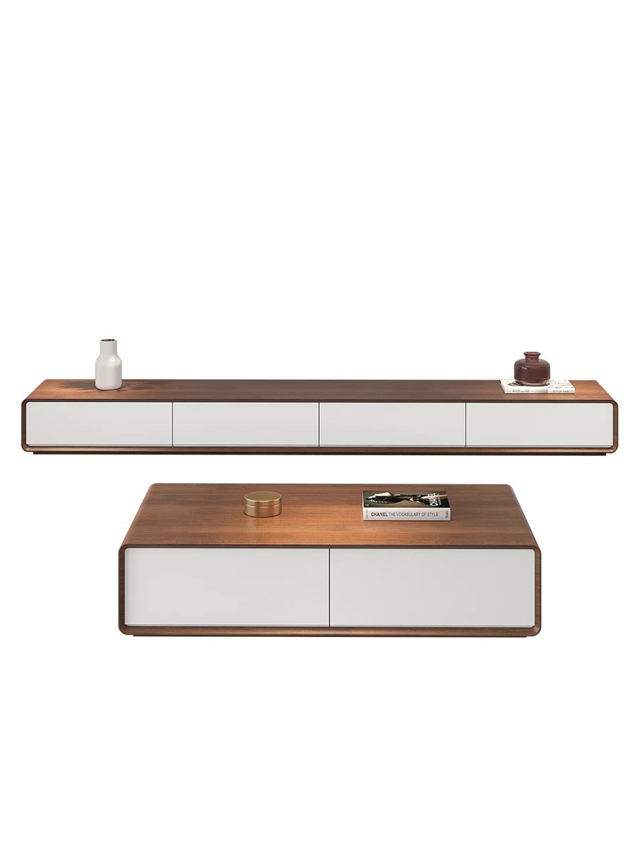 

Простой современный ТВ-шкаф, кофейный столик, комбинированный набор для гостиной, роскошный напольный шкаф в скандинавском стиле для дома