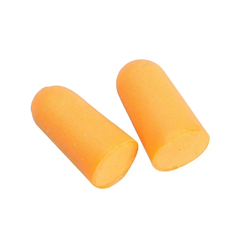 MOONBIFFY 10Pairs Soft Orange Foam Ear Plugs Tapered Travel Sleep Noise Prevention Earplugs Noise Reduction for Travel Sleeping