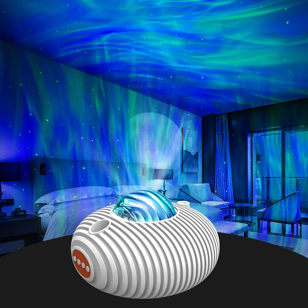 Description Picture 4 of itemLED Galaxy Projector Night Light with Bluetooth 5.0 Speaker Timer and Remote Control 14 Colors Built-in 5 Music Star Projector