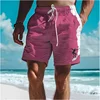 Simple Surfer Pattern Board Shorts Fashion Trend Surfing Enthusiasts 3D Printed Beach Short Casual Oversized Swim Trunks For Men 3