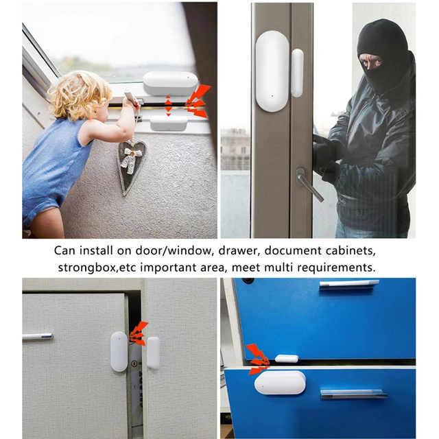 ZigBee Door Window Sensor eWeLink APP Smart Home Security Protection Door Open Closed Detector for Alexa Google Yandex Alice 4