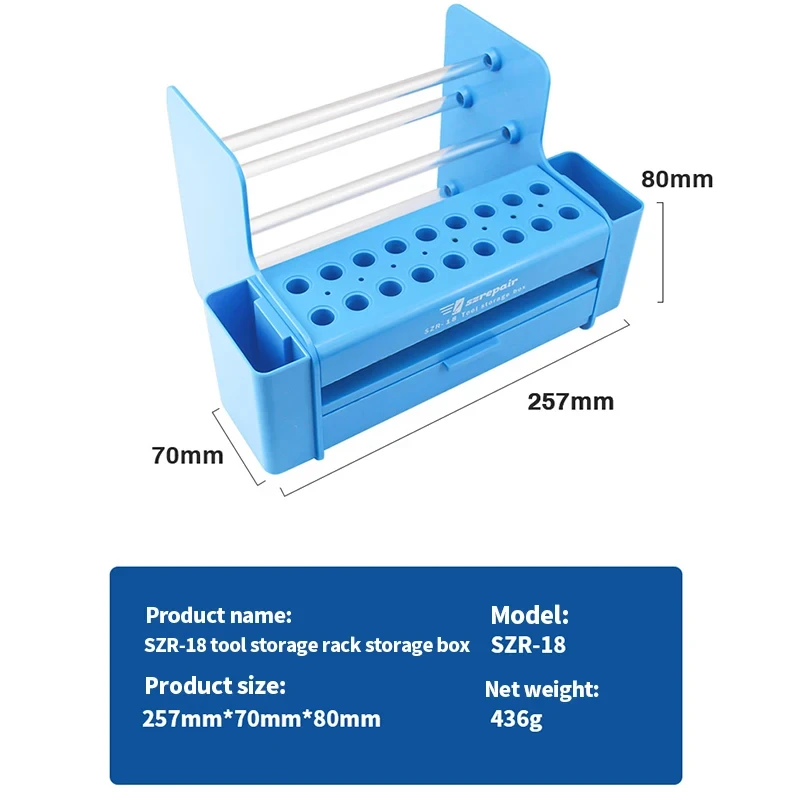 SZR-18 Multifunctional Screwdriver Parts Tool Storage Box Is Suitable for Mobile Phone Repair Tool Parts Storage Box Tools 6