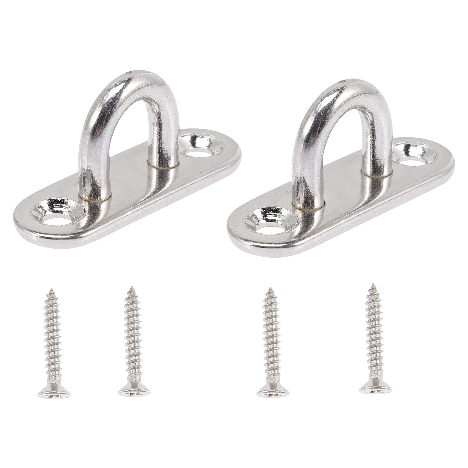 

U-tube Hook Hammock Hooks for Wall Heavy Duty Stainless Steel Ceiling Mount Hanging with Screws Kit