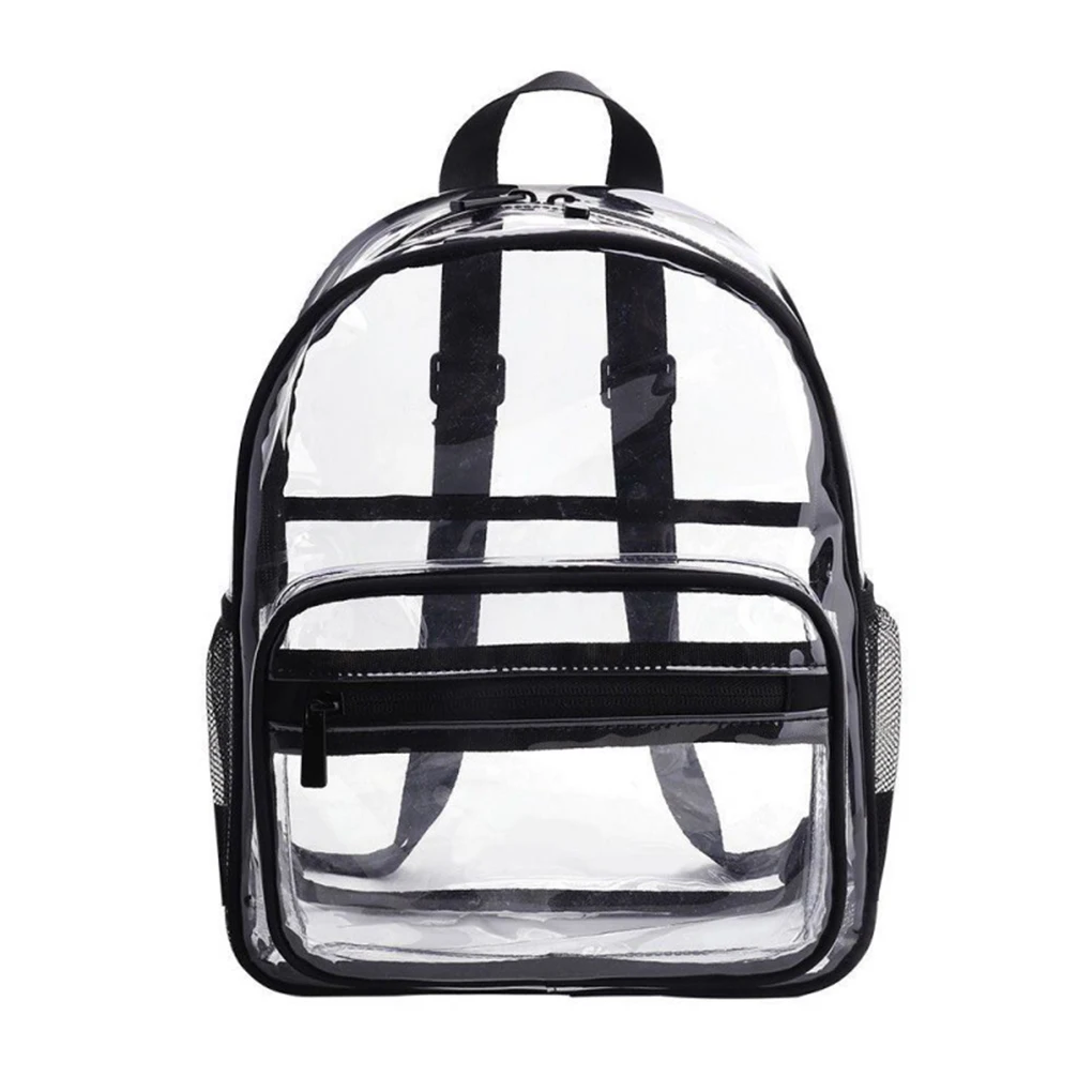 PVC Bag Organizer - Belongings Visible And Organized Waterproof Outdoor Clear Shoulder Bag green small size
