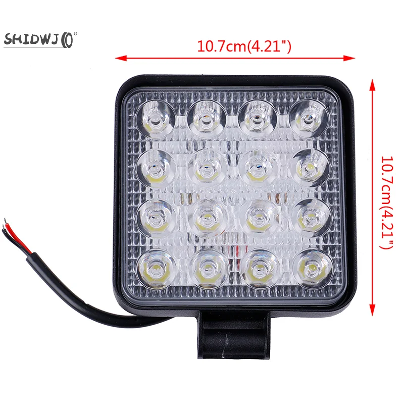 Led Light Bar 4inch 48W Led Bar Led Car Light For Led Bar Offroad SUV ATV Tractor Boat Trucks Excavator 12V 24V Work Light - 6