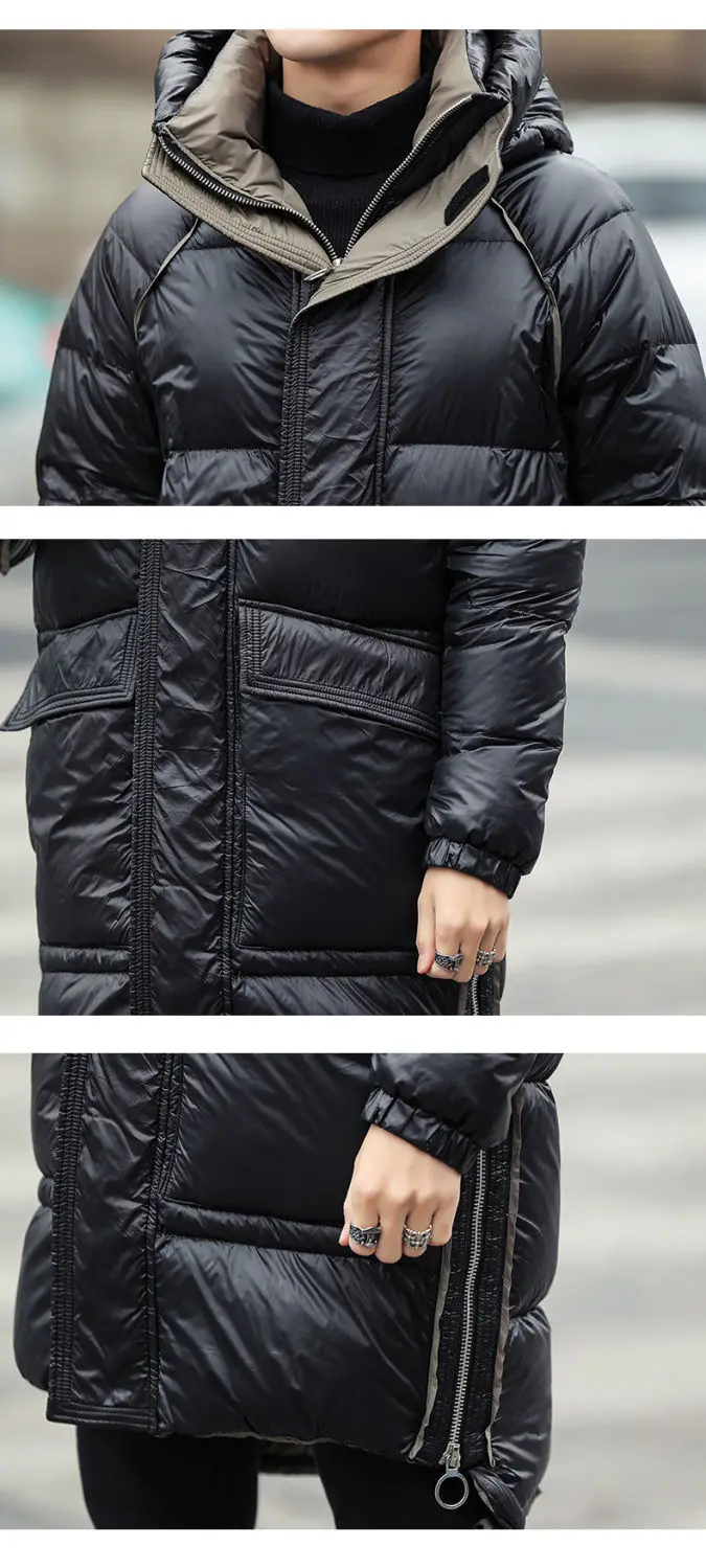 Down Jacket For Men Winter 2024 Luxury brand Fluffy Jacket Youth Student Puffer Coat Women With Hood Clothing Man Down Coat Long