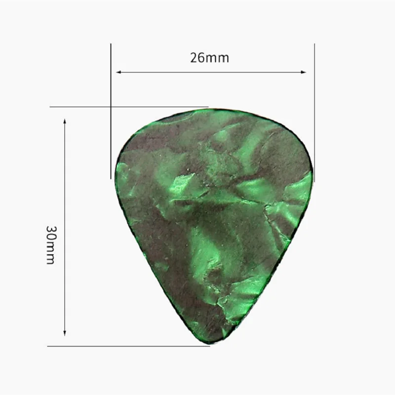 100Pcs Multicolour Guitar Accessories Not Easily Deformed 0.46mm Shape Stability Ukulele Paddles Good Quality Guitar Pick
