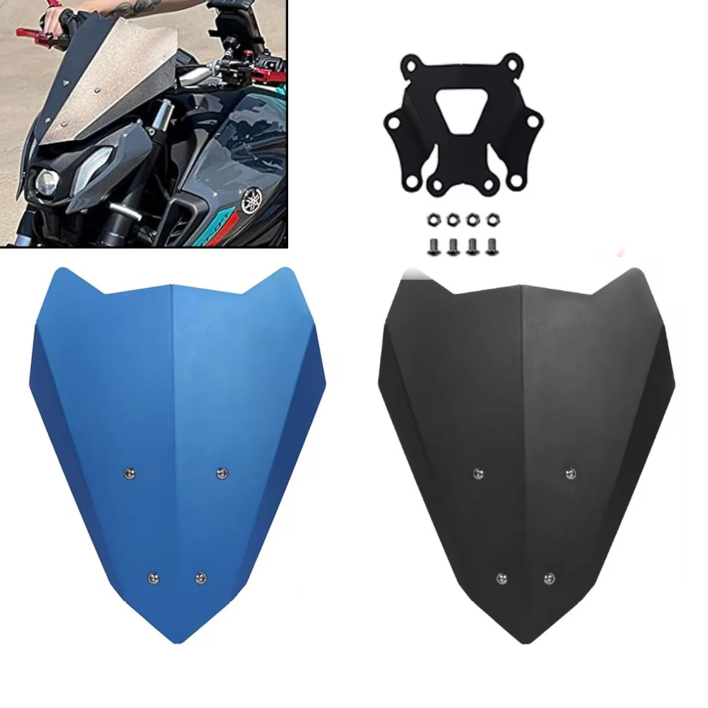 Motorcycle ABS Motorbike Windshield Windscreen For Yamaha MT 07 MT07