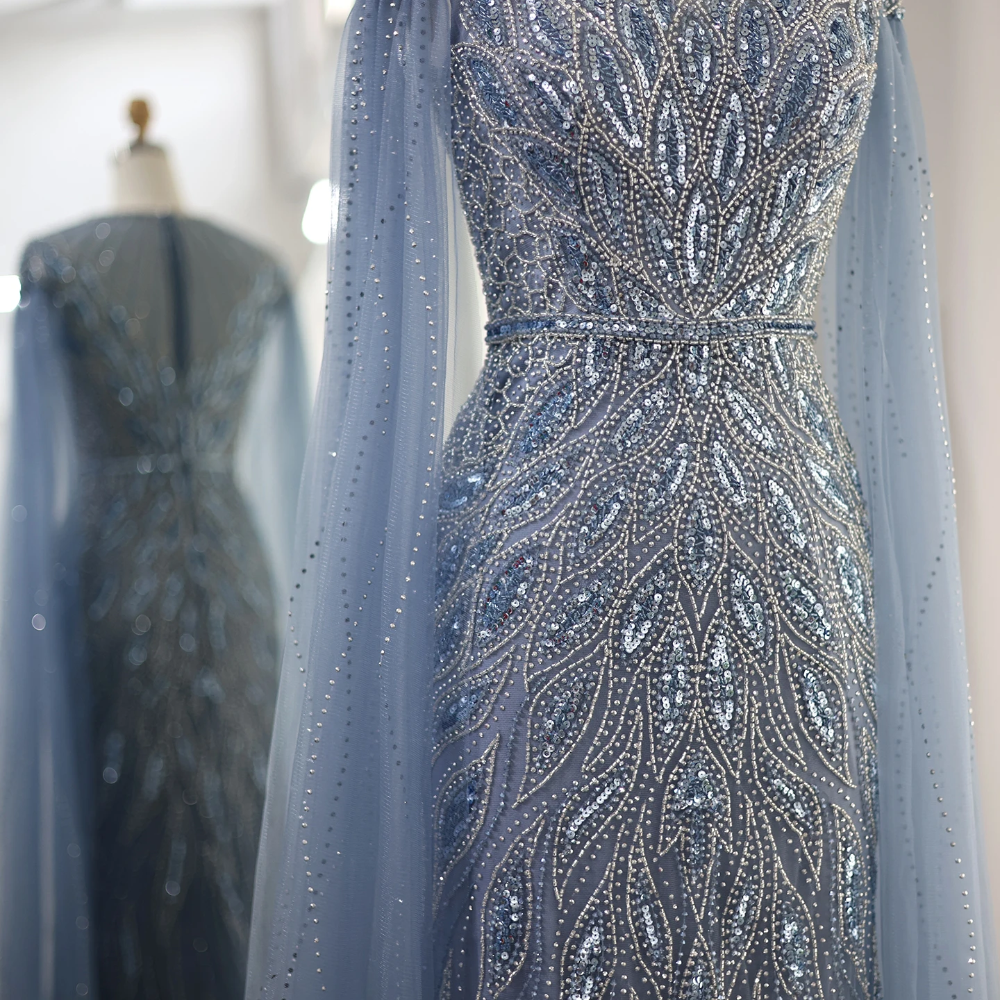 S1f2057898ee344fa808c16bc12cf22cel Luxury Arabic Blue Mermaid Evening Dress with Cape Sleeves Sage Green Gold Dubai Women Wedding Party Gowns Mallzona