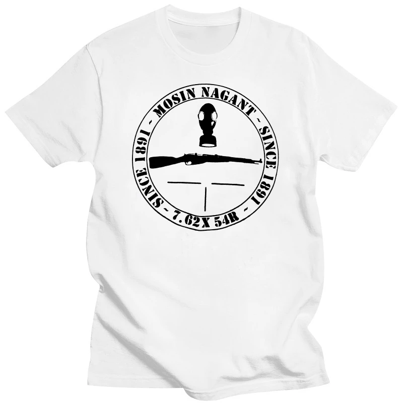 

Новинка, мужская летняя футболка Mosin Nagant в стиле милитари, 7,62X54 R