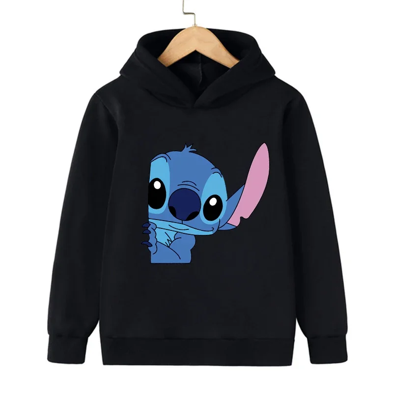 

Disney Stitch Funny Y2K 90s Cartoon Manga Anime Hoodie Children Clothes Kid Girl Boy Lilo and Stitch Sweatshirt Hoody Baby Top