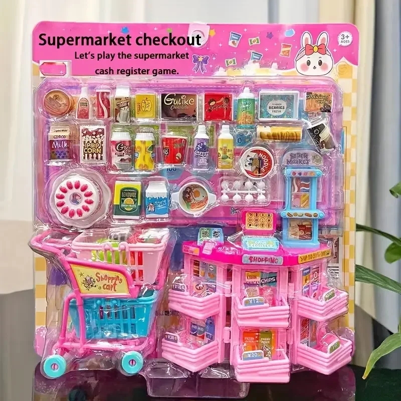 Interactive Pretend Play Cash Register and Pet Care Playset