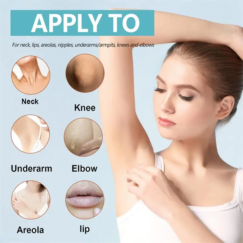 Brighten Cream Bleaching Armpits Elbows Knees Moisturizing Body Lotion Cream Brightening Lightening Melanin Skin Cream 2