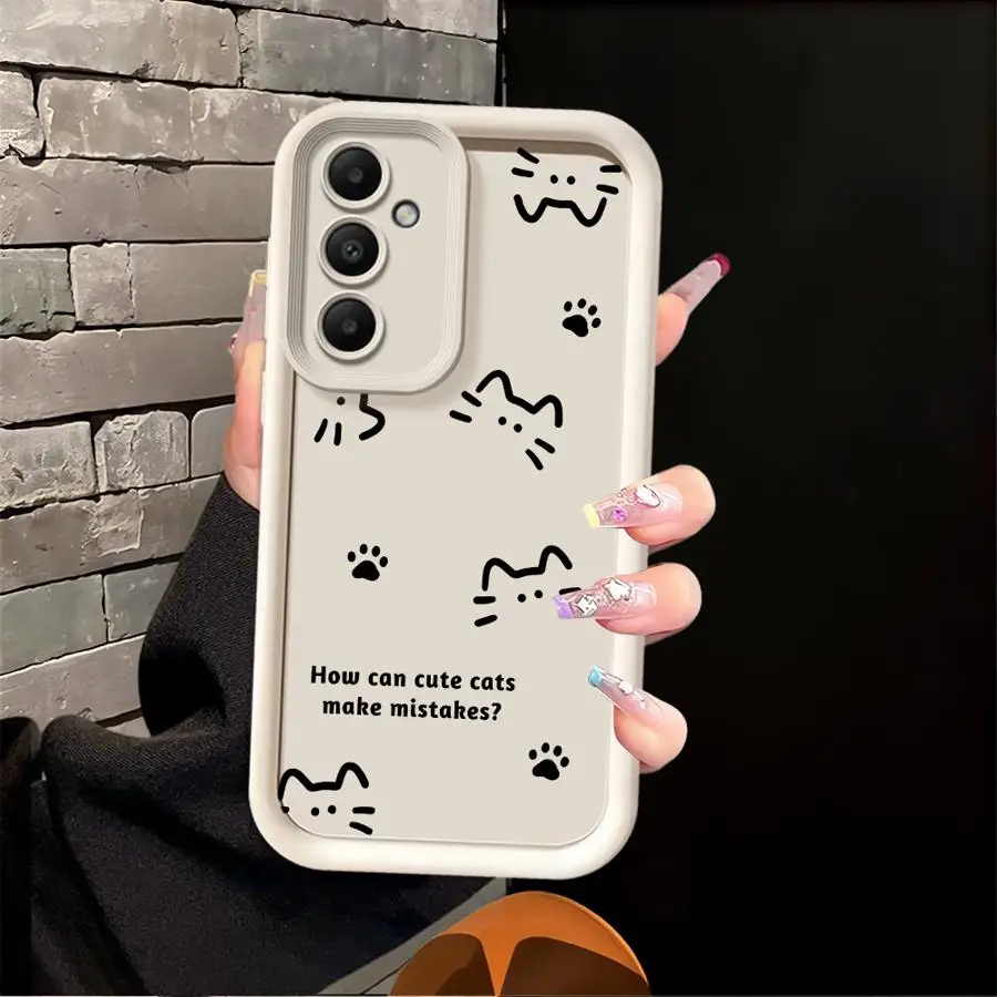 Cute Kitten Paw Prints Phone Cover Case