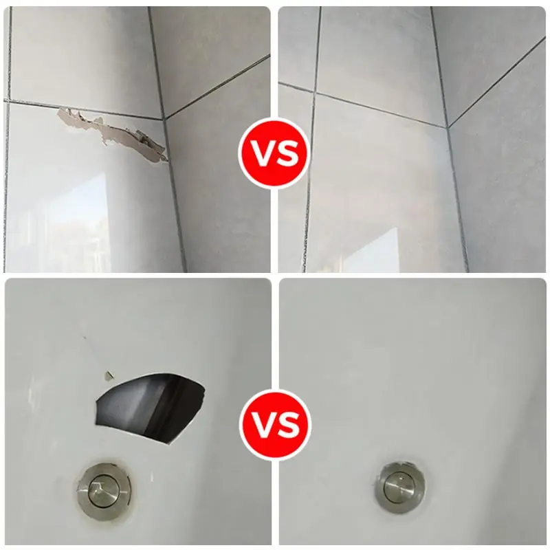 tile glaze repair paste Tile And Ceramic Glaze Repair Paste Fix Tub Chips and Sink Cracks for Porcelain Ceramic Enamel