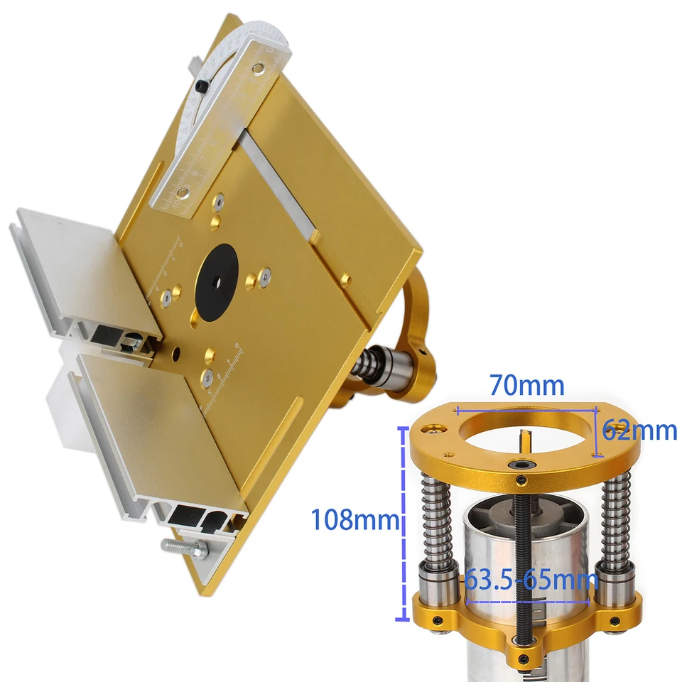 Router Plate Aluminium Router Table Insert Plate, Metal Router System ...