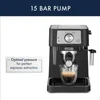 Manual Espresso Machine, Latte & Cappuccino Maker, 15 Bar Pump Pressure + Milk Frothier Steam Wand, Coffee Maker 4