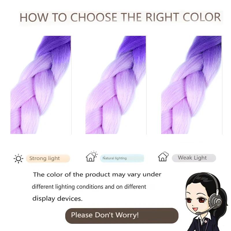 LUPU 24 inch synthetic giant woven hair cap heat-resistant fiber knitted hook design Halloween costume party Christmas