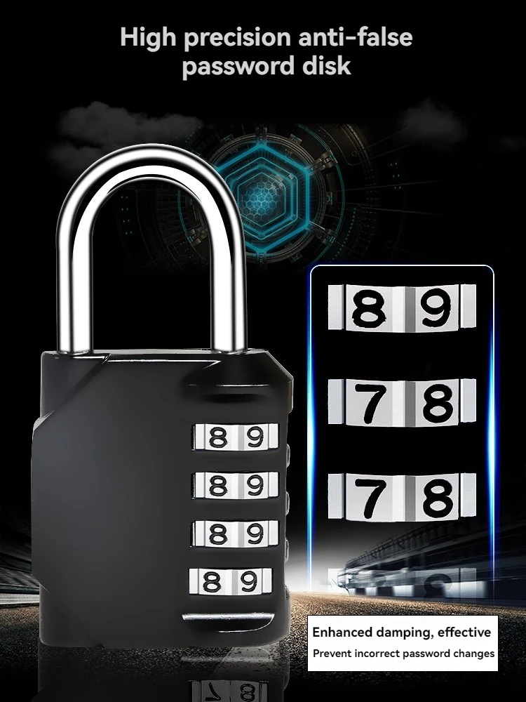Description Picture 5 of itemMini Cabinet Door Lock Home Backpack Luggage Bag Student Dormitory Jian Shengfang Padlock 4 Digit Password Anti-theft Lock