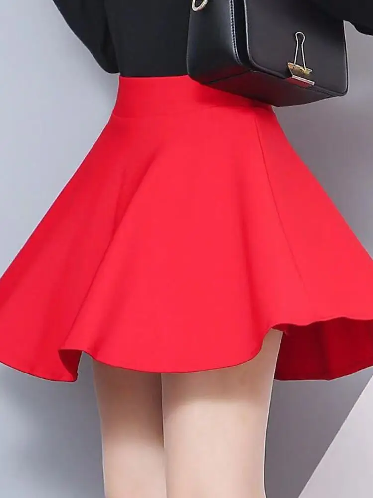 Solid Color Ballroom Standard Female Dance Skirts Casual Women's Classical High Waist Competition Modern Waltz Latin Skirt